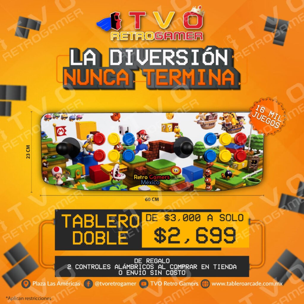 Tablero Arcade Doble con 16 Mil Juegos - Imagen 4