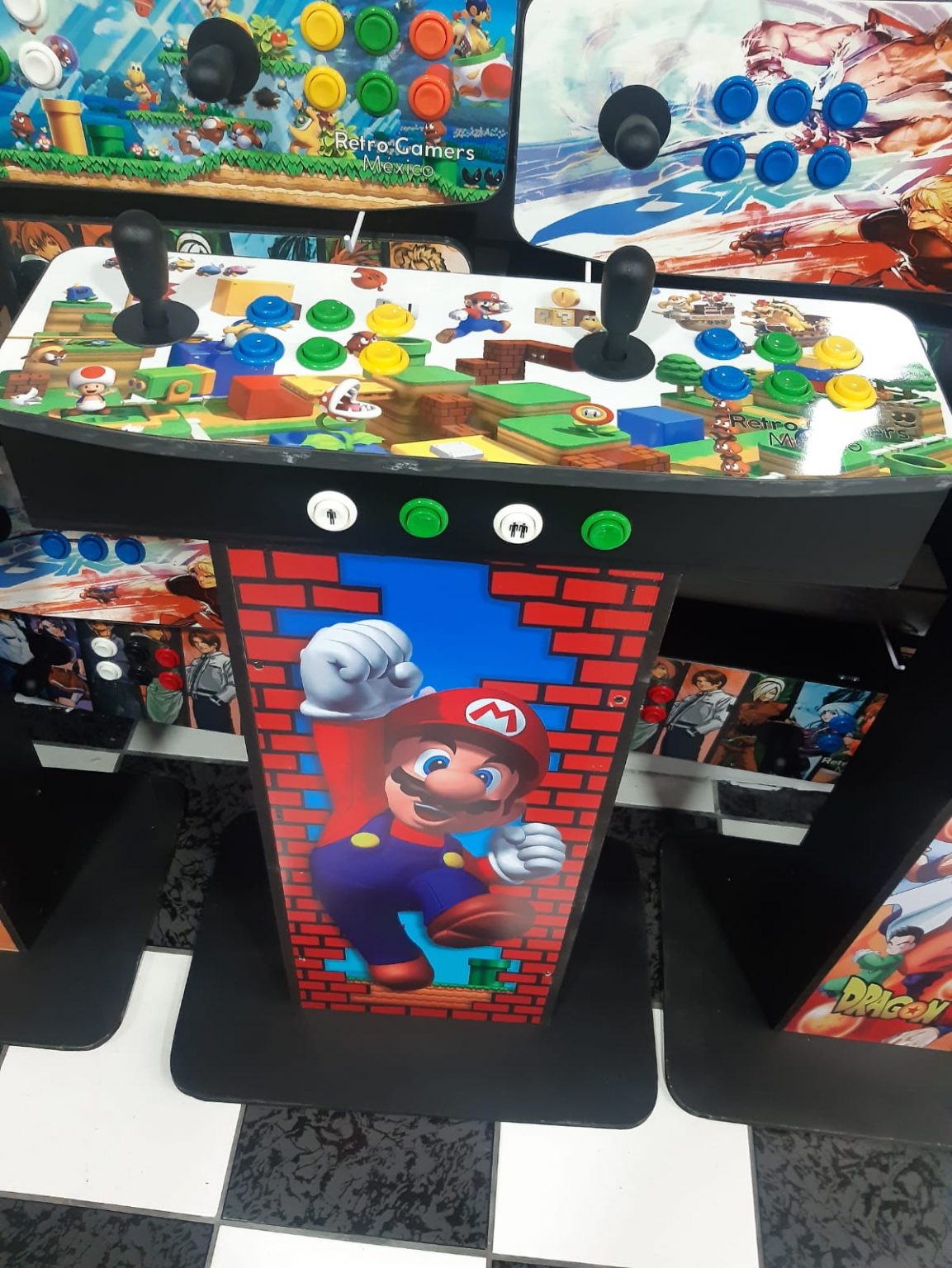 Tablero Arcade Doble con Base 16 Mil Juegos - Imagen 3