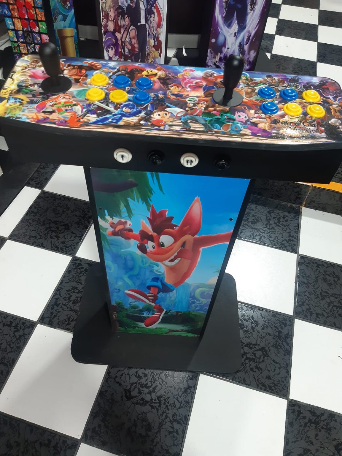 Tablero Arcade Doble con Base 16 Mil Juegos - Imagen 8