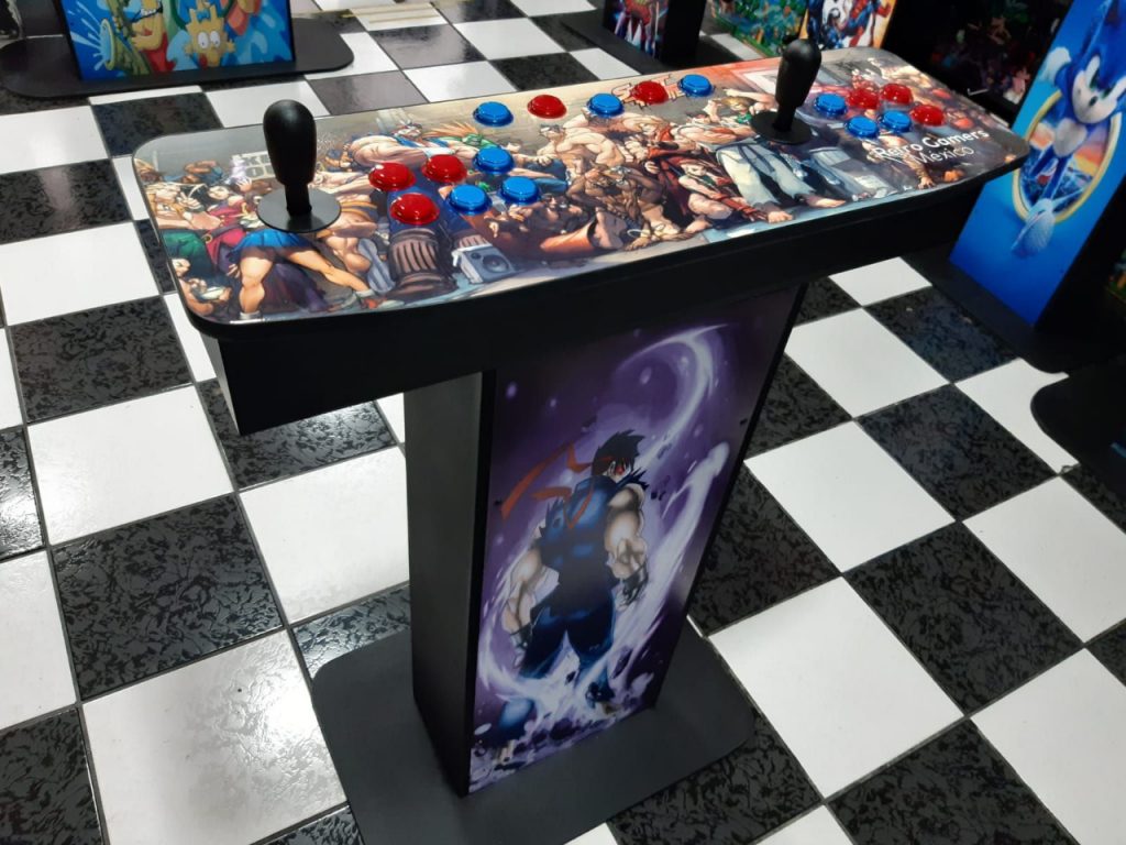 Tablero Arcade Premium Doble con Base 33 Mil Juegos