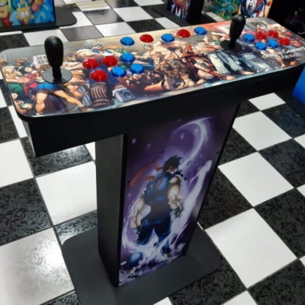 Tablero Arcade Premium Doble con Base 33 Mil Juegos