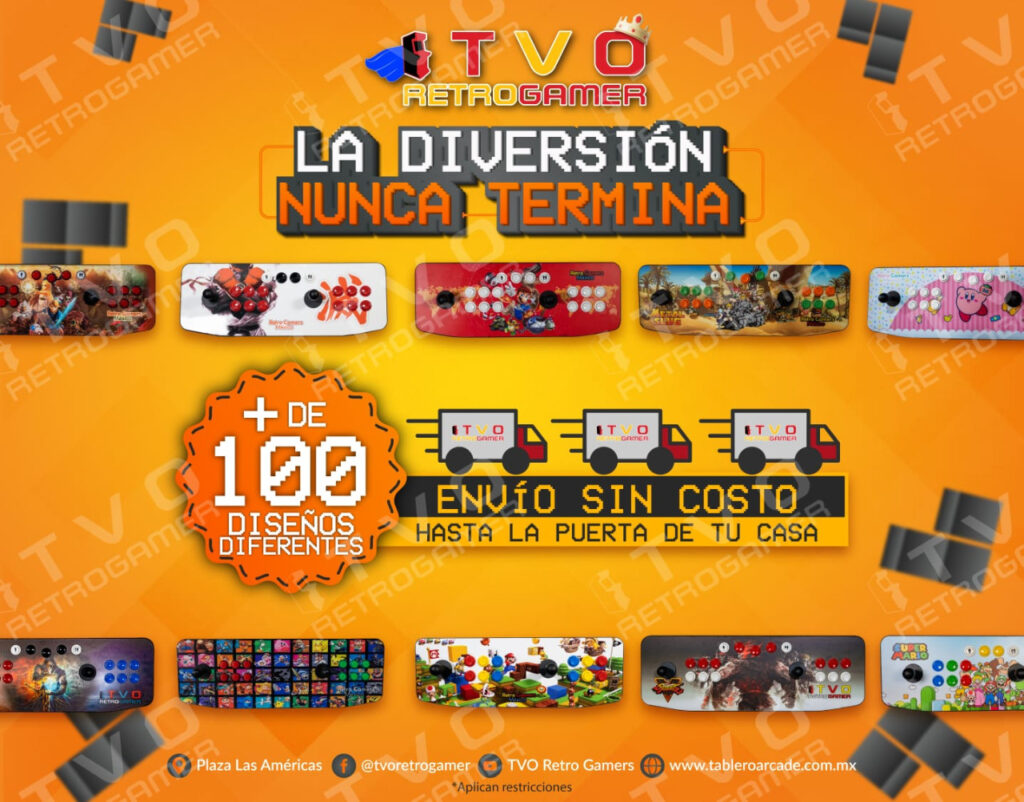 Tablero Arcade Doble con 17 mil Juegos - Imagen 2